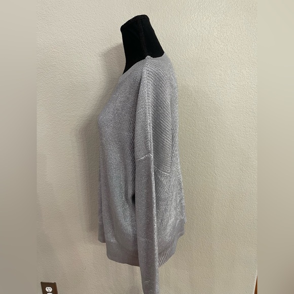 INC International Concepts Silver Women's Sweater - Picture 3 of 8